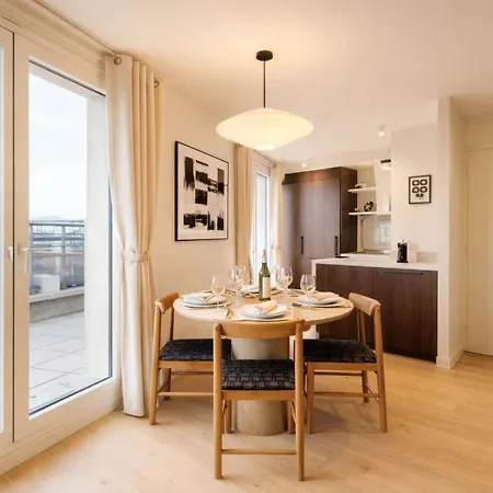 Eiffel Tower - Exclusive Loft With Terrace Jacuzzi And Lift Parigi